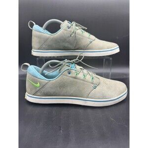 Nike Lunarlon Duet Sport Women's Spikeless Gray Blue Golf Shoes - Size 9.5